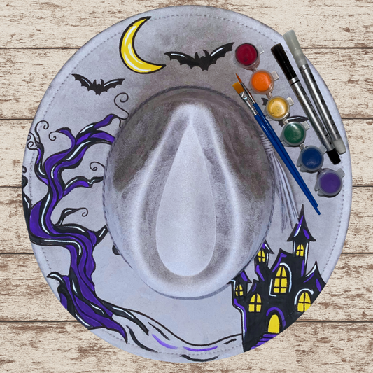 Paint your own hat Art Kit - Haunted House