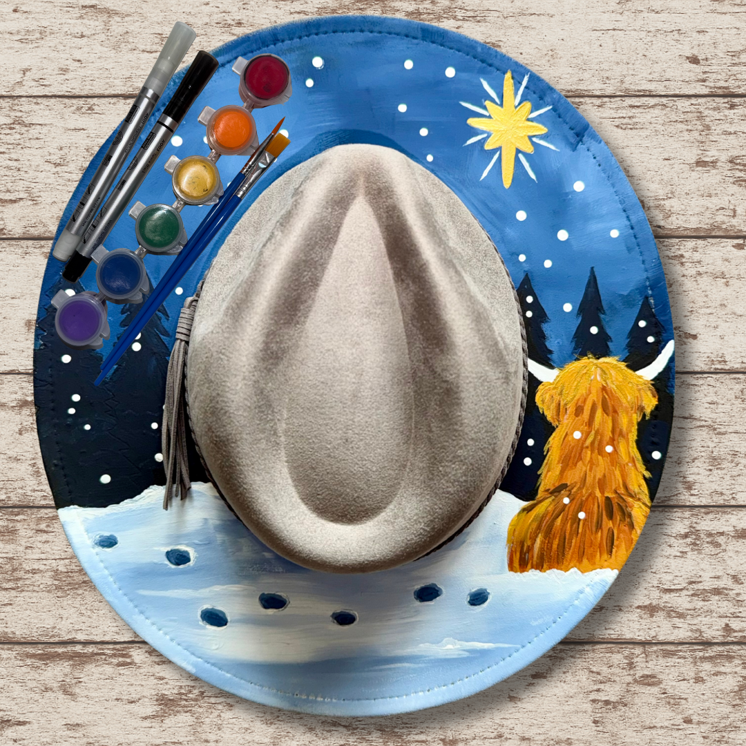 Paint your own hat Art Kit - Highlander Hope