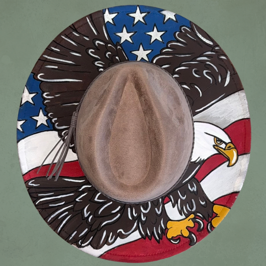 American Eagle Painted Hat
