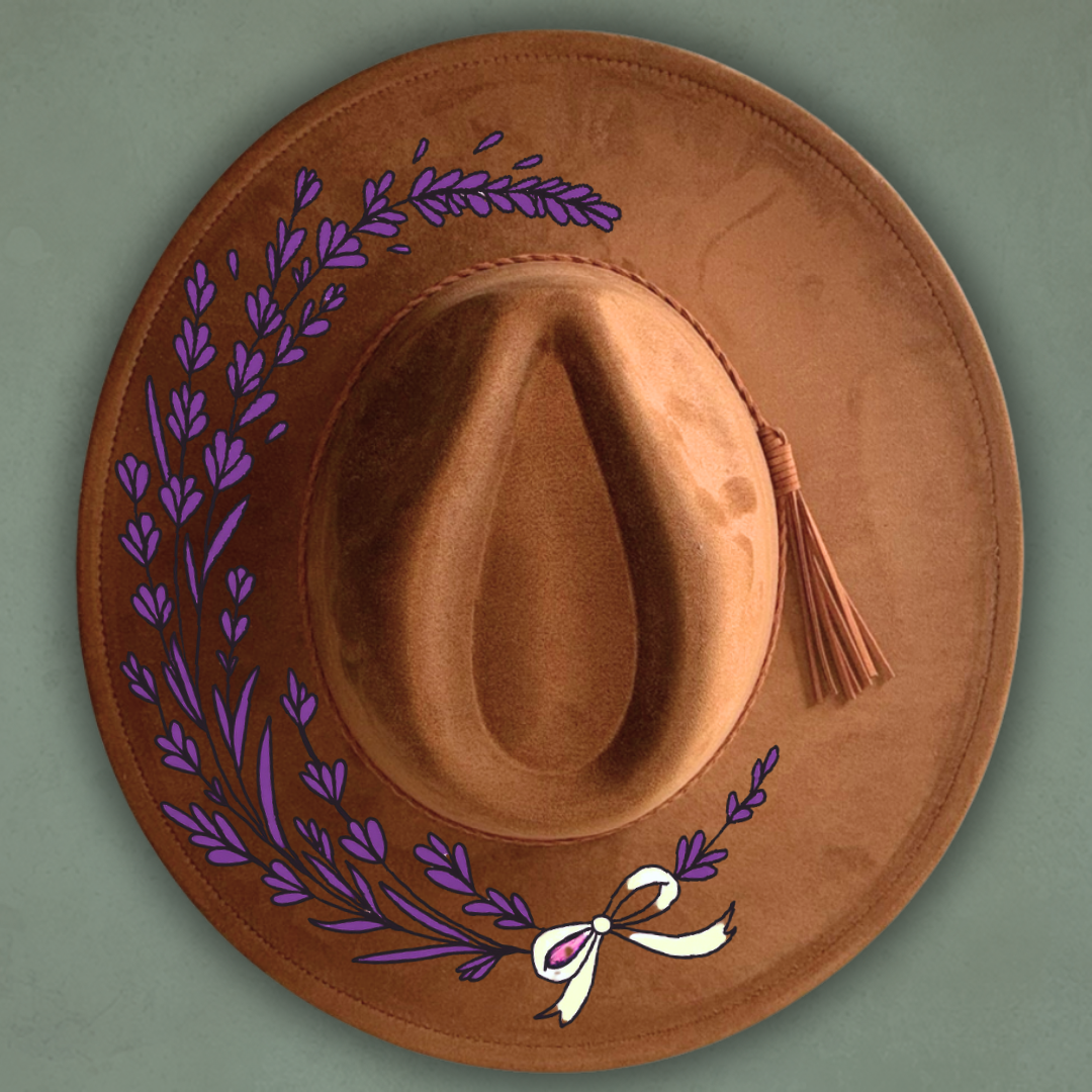 Paint Your Own Hat & Bag Bundle - Lavender