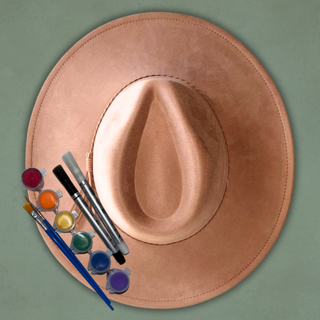 Paint your own hat Art Kit - Blank Hat