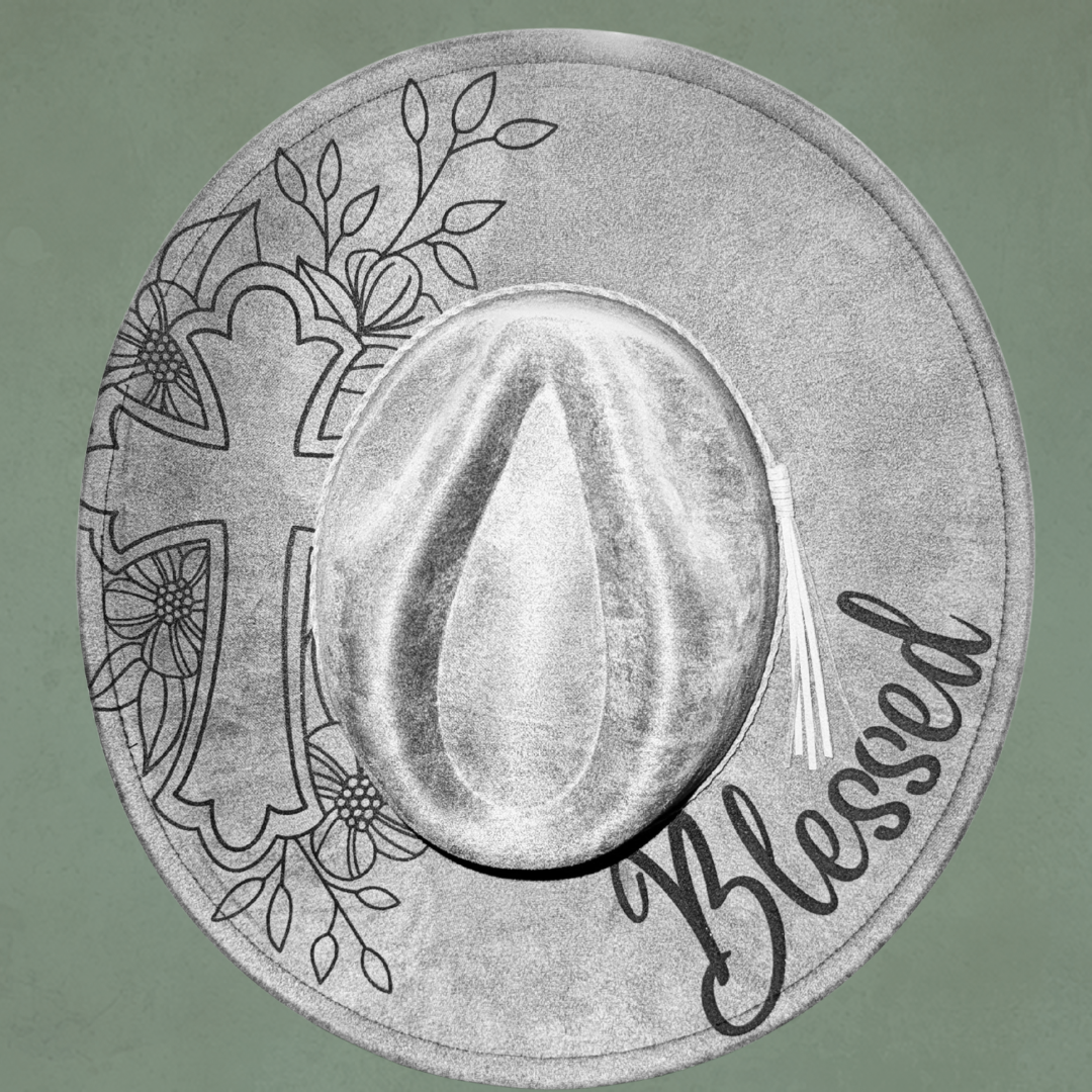 Paint your own hat Art Kit - Blessed