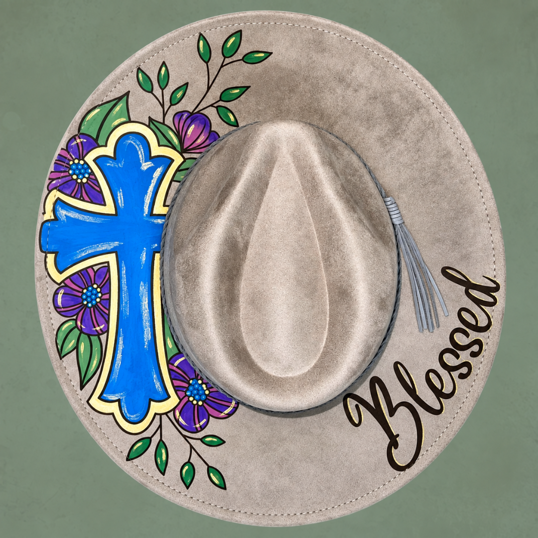 Paint your own hat Art Kit - Blessed