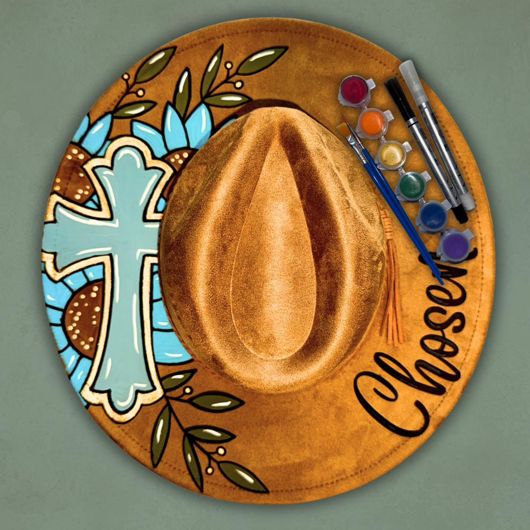 Paint your own hat Art Kit - Chosen