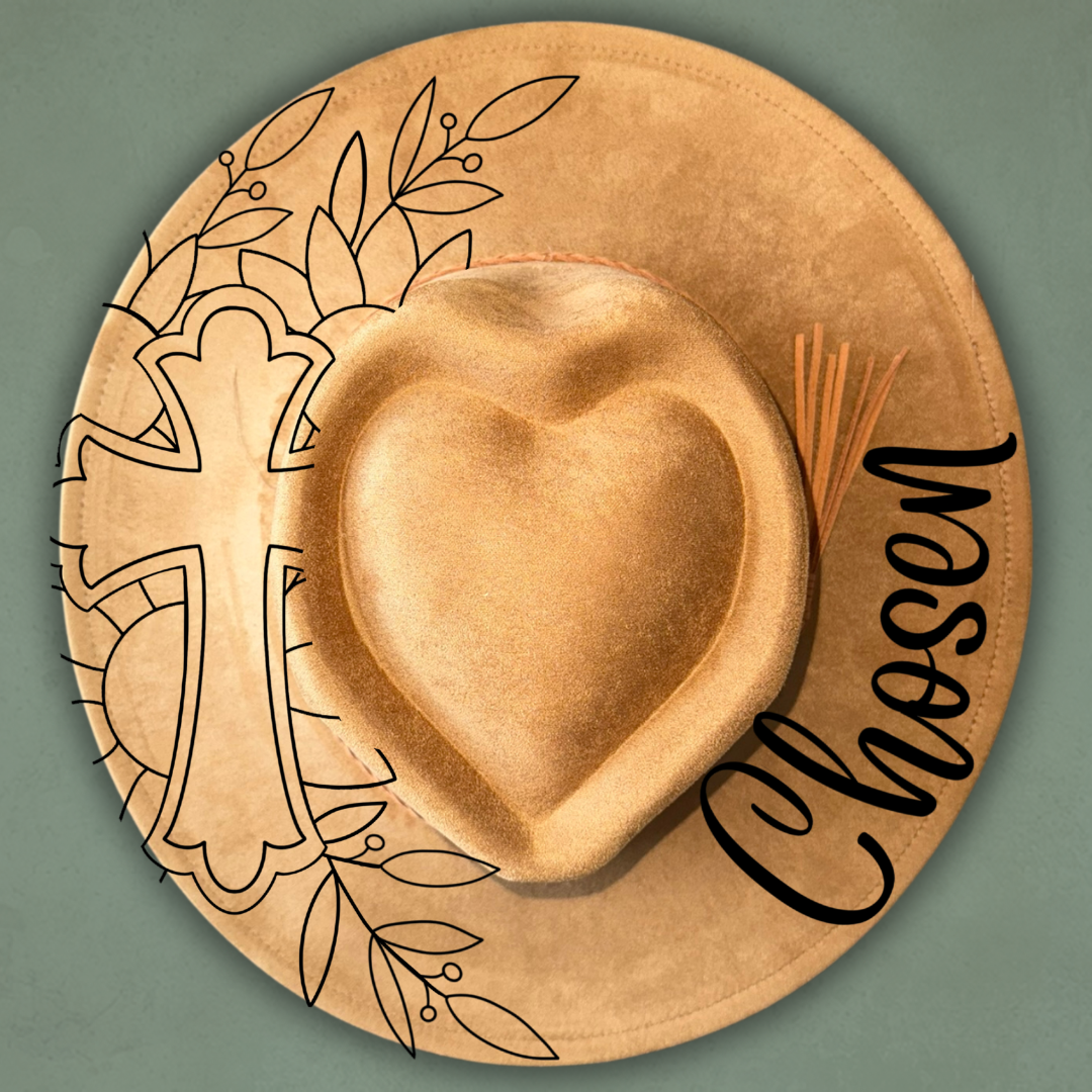 Paint your own Heart Hat Art Kit - Chosen