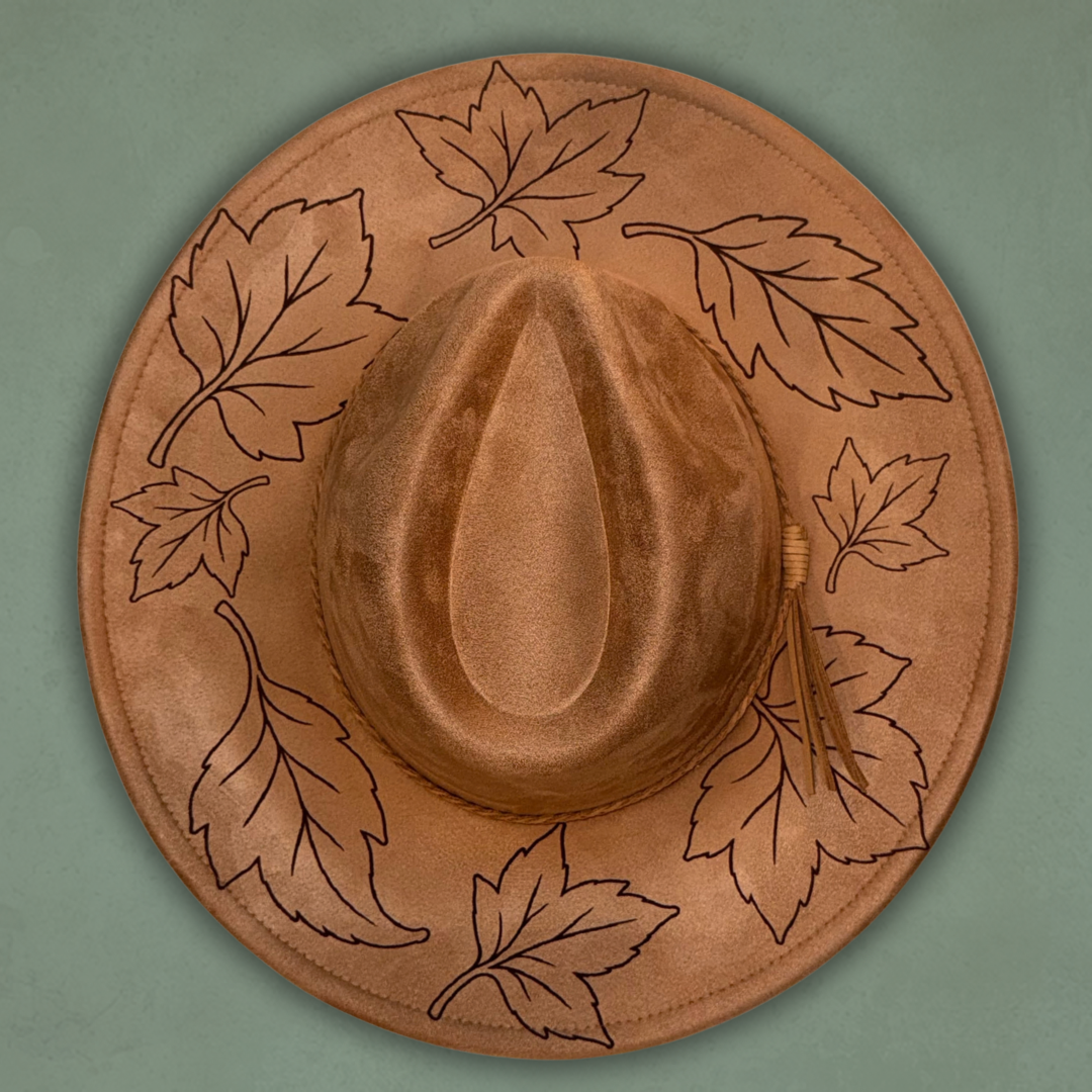 Paint your own hat Art Kit - Fall Leaves
