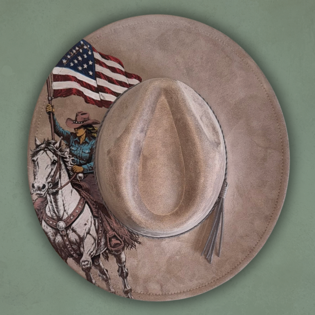 Freedom Rider Painted Hat