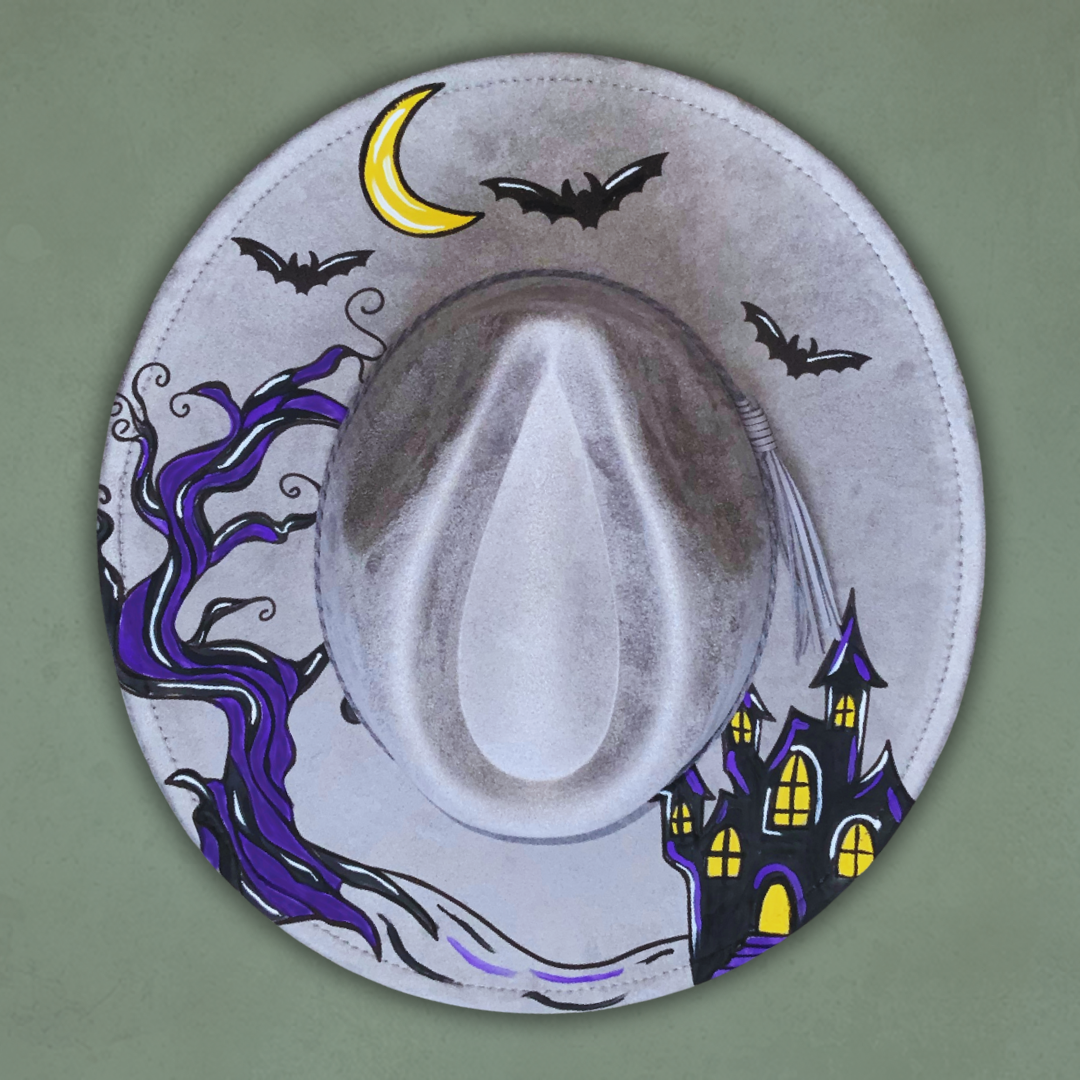 Paint your own hat Art Kit - Haunted House