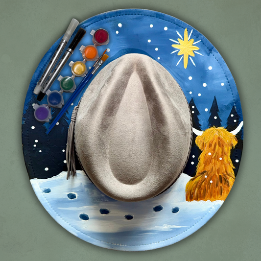Paint your own hat Art Kit - Highlander Hope