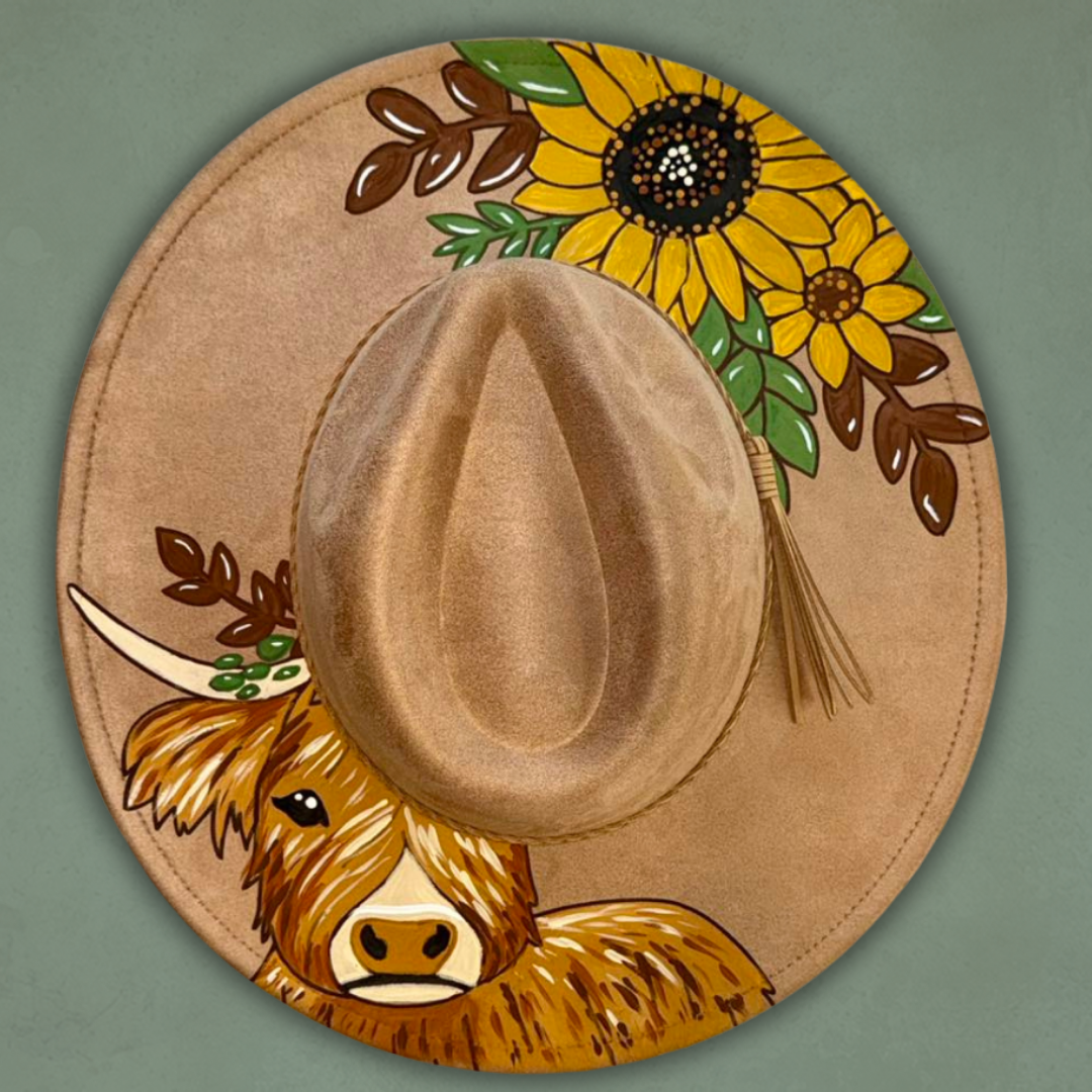 Paint your own hat Art Kit - Honey Highlander
