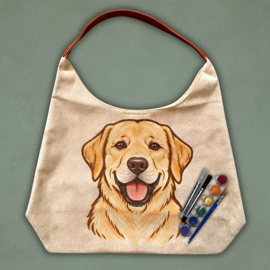Paint Your Own Shoulder Bag Art Kit - Loyal Companion