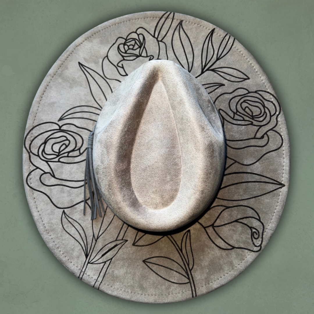 Paint your own Hat Art Kit - Roses