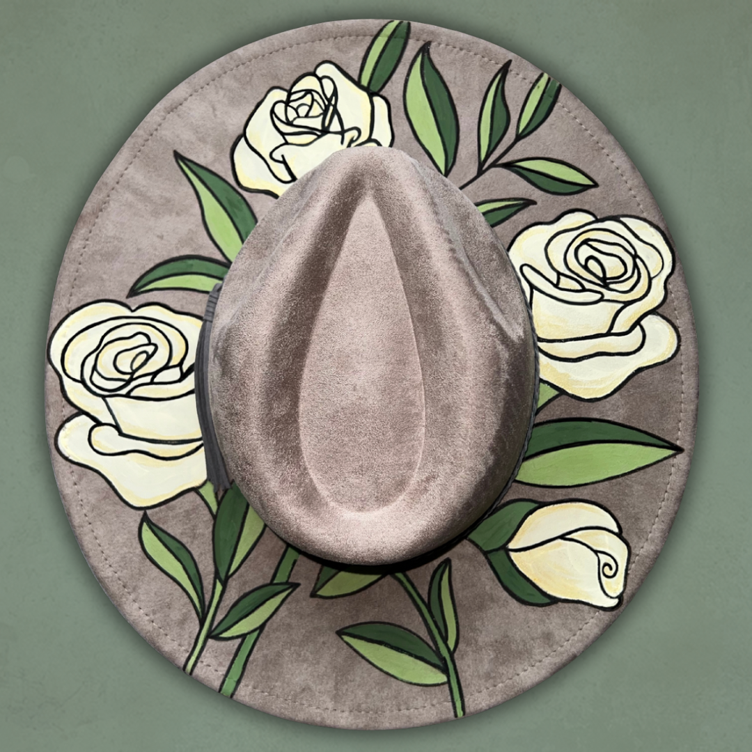 Paint your own Hat Art Kit - Roses