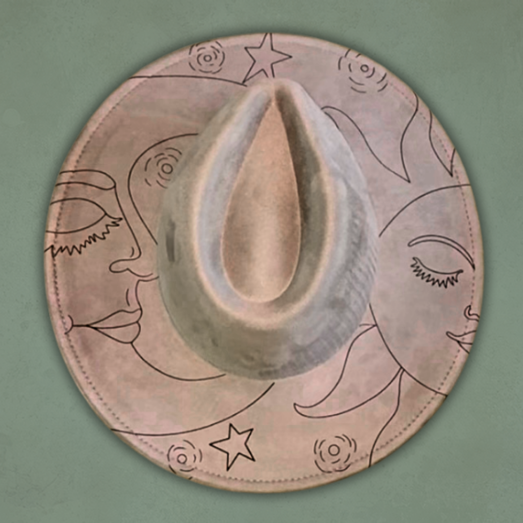 Paint your own hat Art Kit - Sun & Moon
