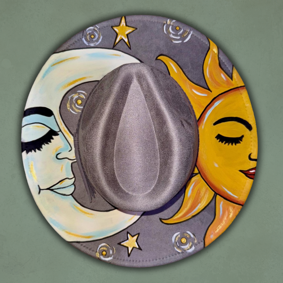 Paint your own hat Art Kit - Sun & Moon
