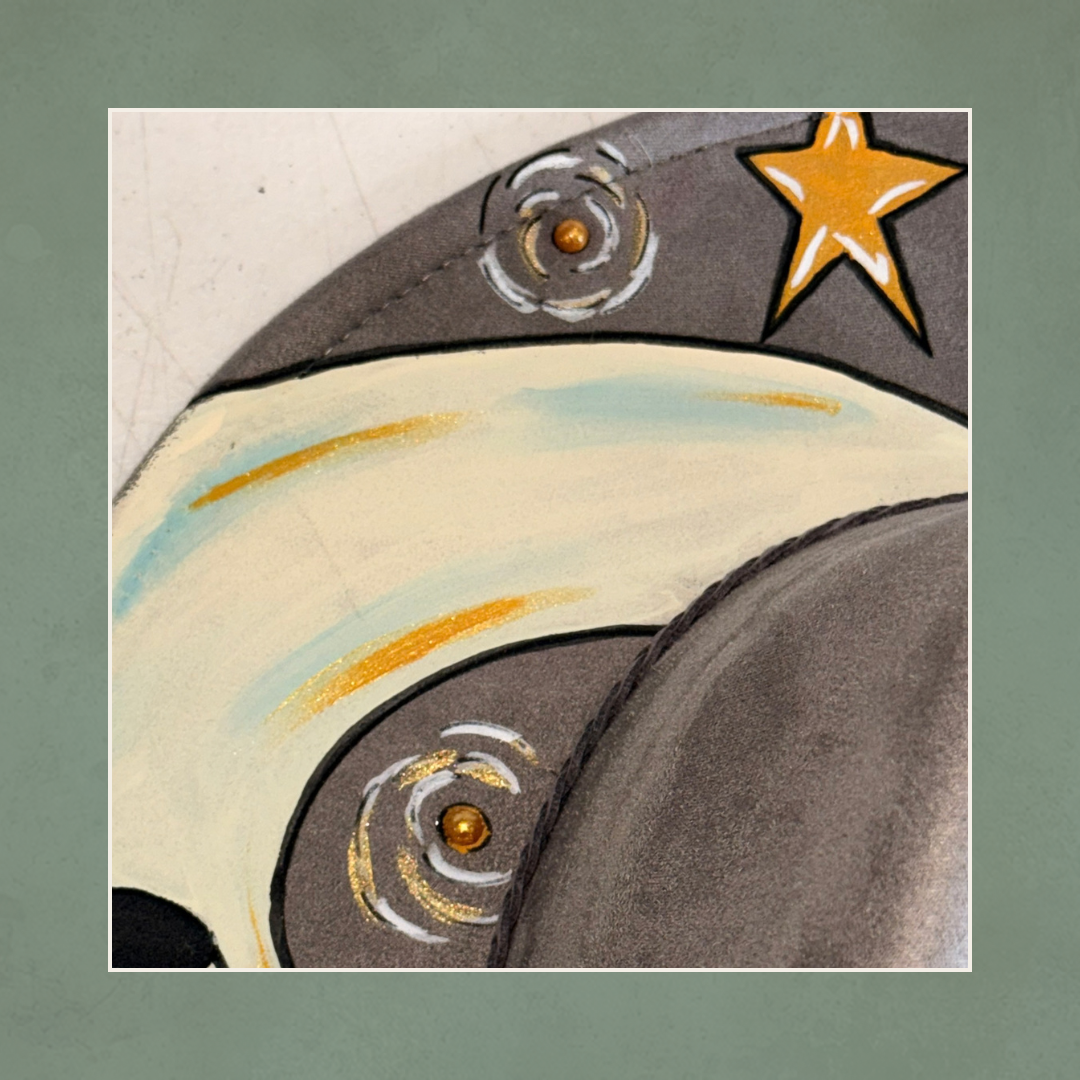 Sun & Moon Painted Hat