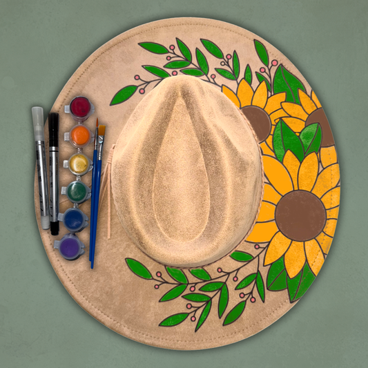 Paint your own Hat Art Kit - Sunflowers