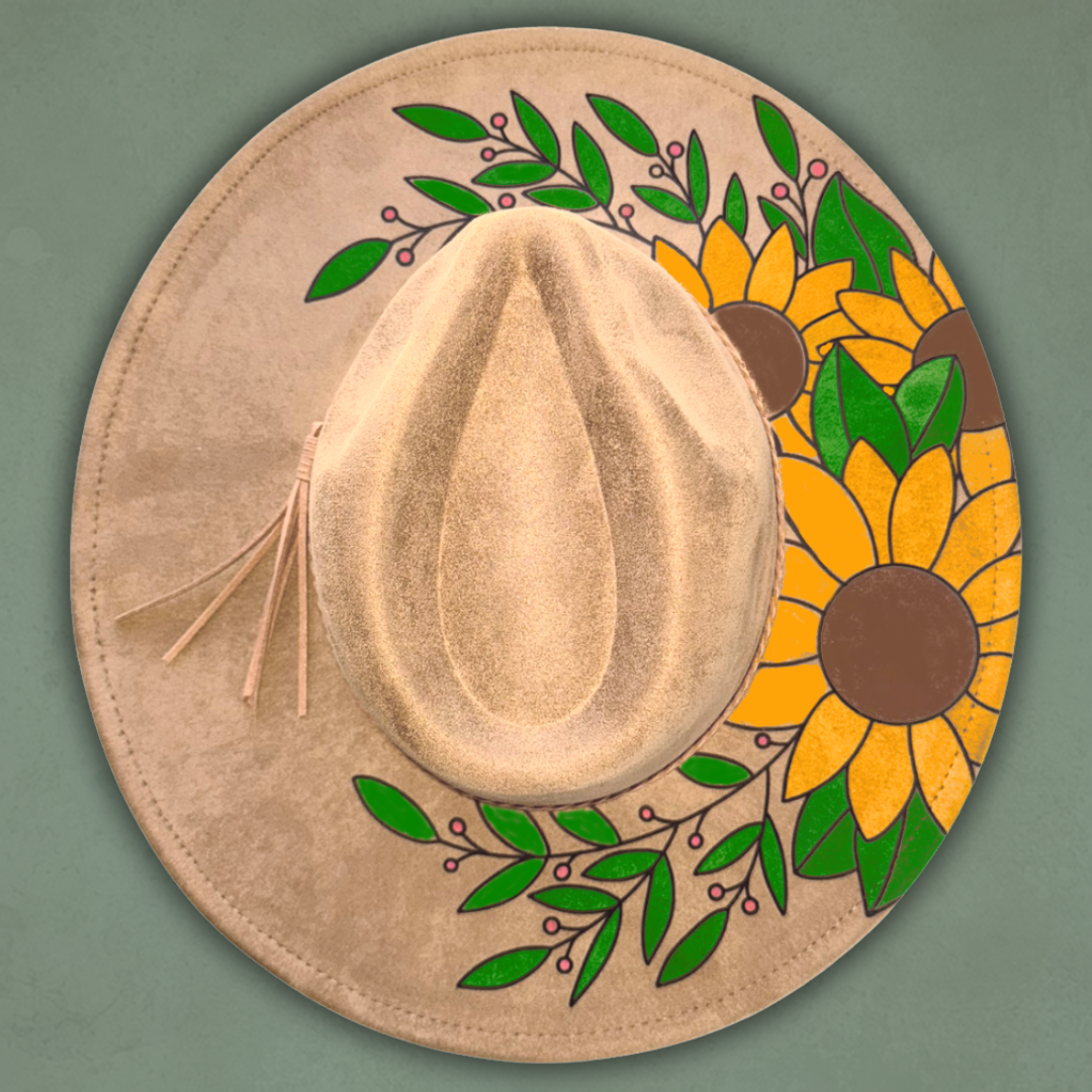 Paint your own Hat Art Kit - Sunflowers