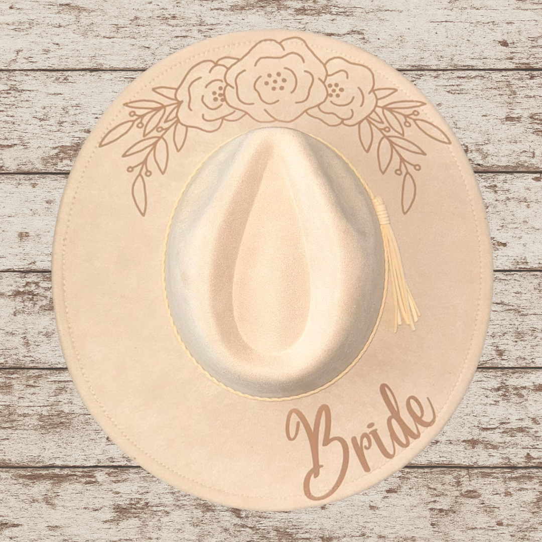 Paint your own hat Art Kit - Bride