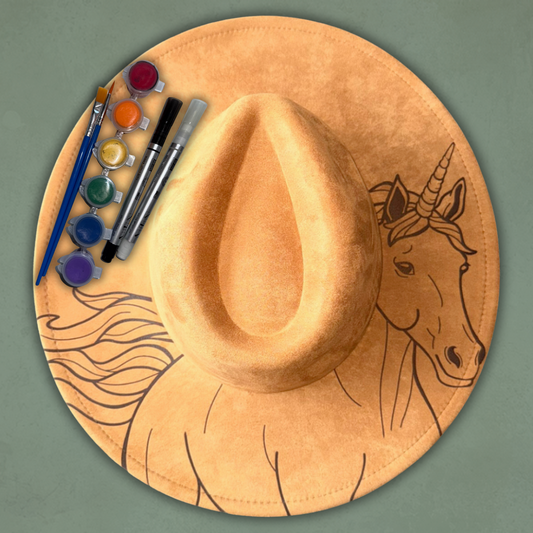 Paint your own hat Art Kit - Unicorn